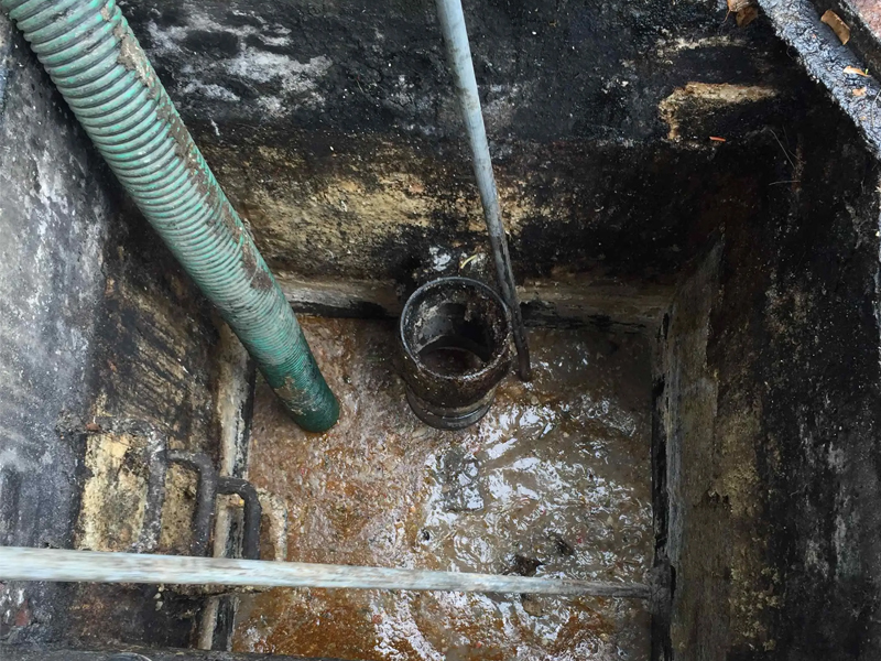 龙袍隔油池清理